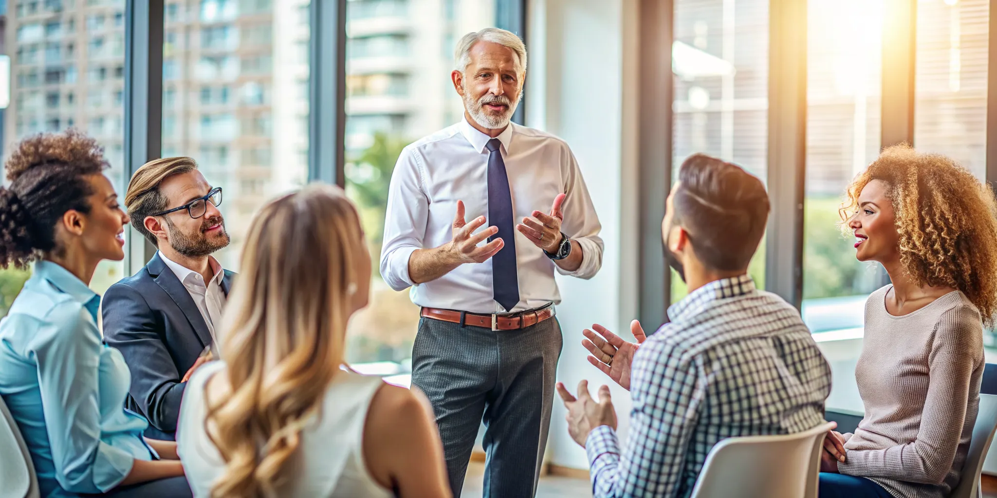 a man talking to a group about Why People Need Effective Listening Skills in Almost All Occupations